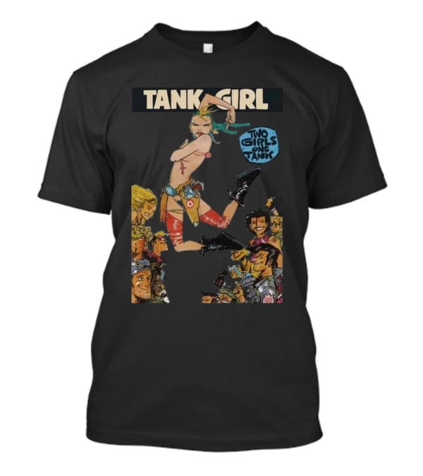 Tank Girl Two Girls One Tank Comic Art Adventure Iconic Characters T-Shirt