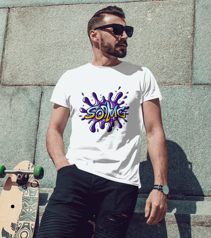 Soulja Boy Sodmg Splash Drip Graffiti T-Shirt