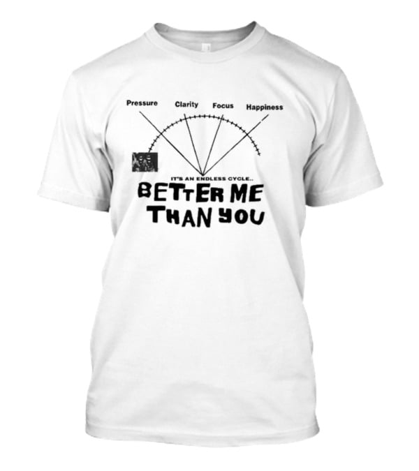Pressure Clarity Focus Happiness Better Me Than You It's An Endless Cycle T-Shirt