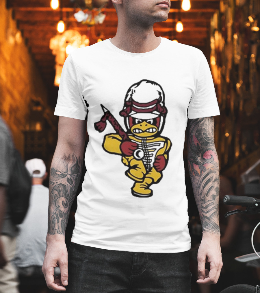Ci Sport Marching Band Cy Cartoon Mascot with Baton and Shako T-Shirt