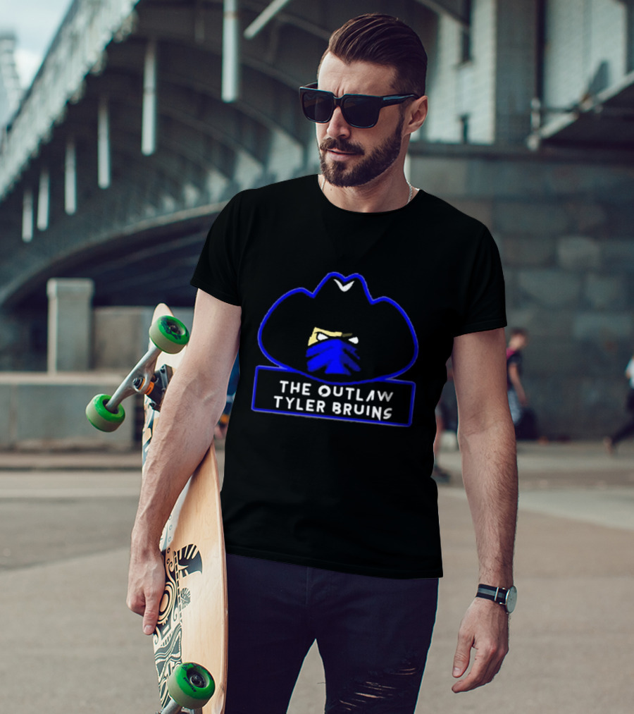 The Outlaw Tyler Bruins Cowboy Mask T-Shirt