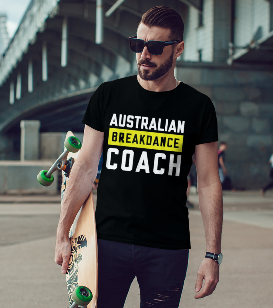 Australian Breakdance Coach Costume Matching Breakdancer T-Shirt