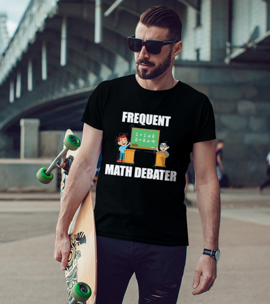 Frequent Math Debater Summerhays Bros Chalkboard Equation T-Shirt