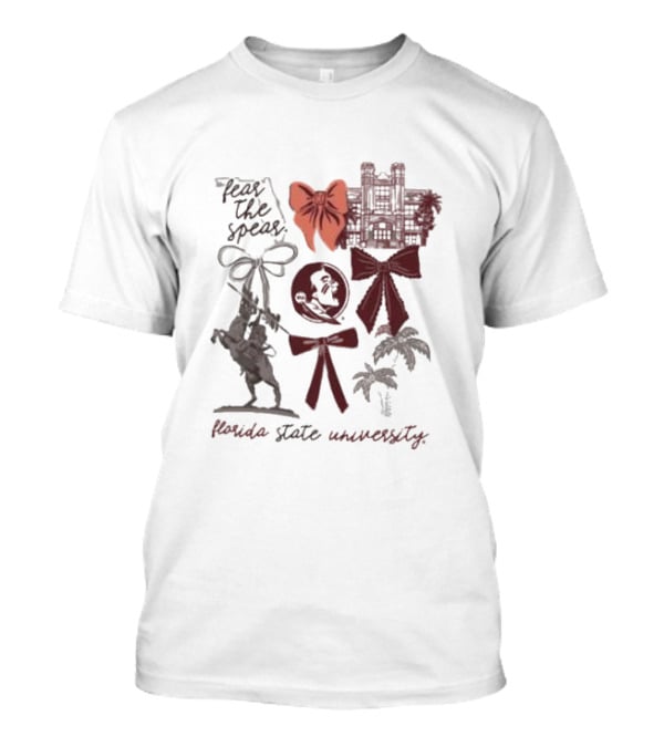 Florida State Seminoles Fear The Spear University Iconography T-Shirt