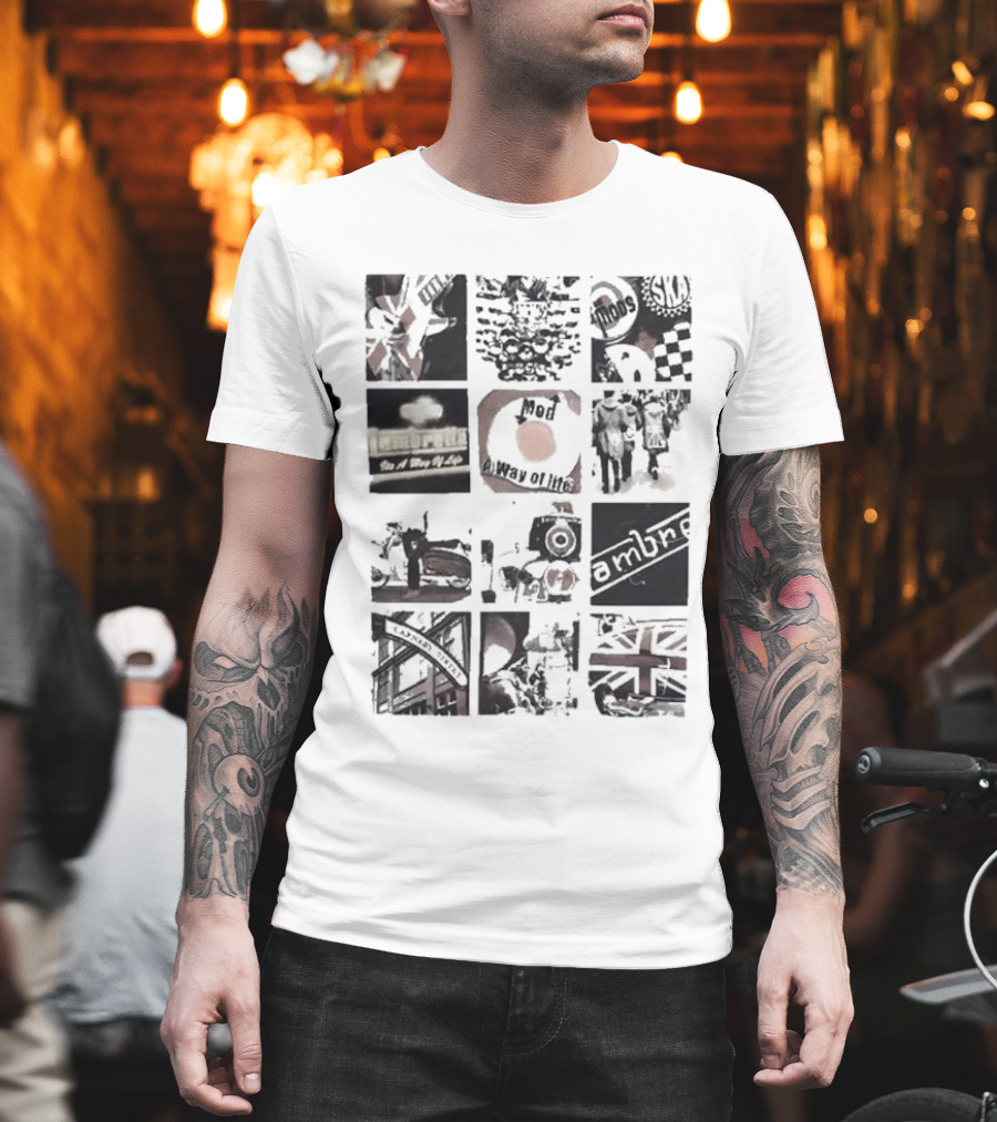 Lambretta Mod A Way of Life Target Scooter T-Shirt