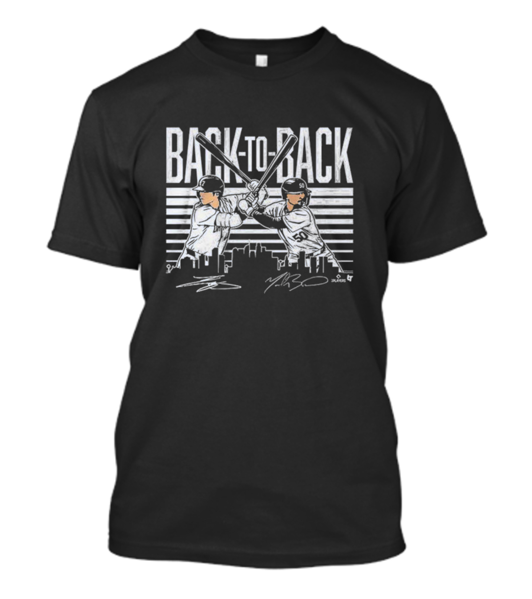 Back-to-Back Shohei Ohtani Mookie Betts Baseball Duo T-Shirt