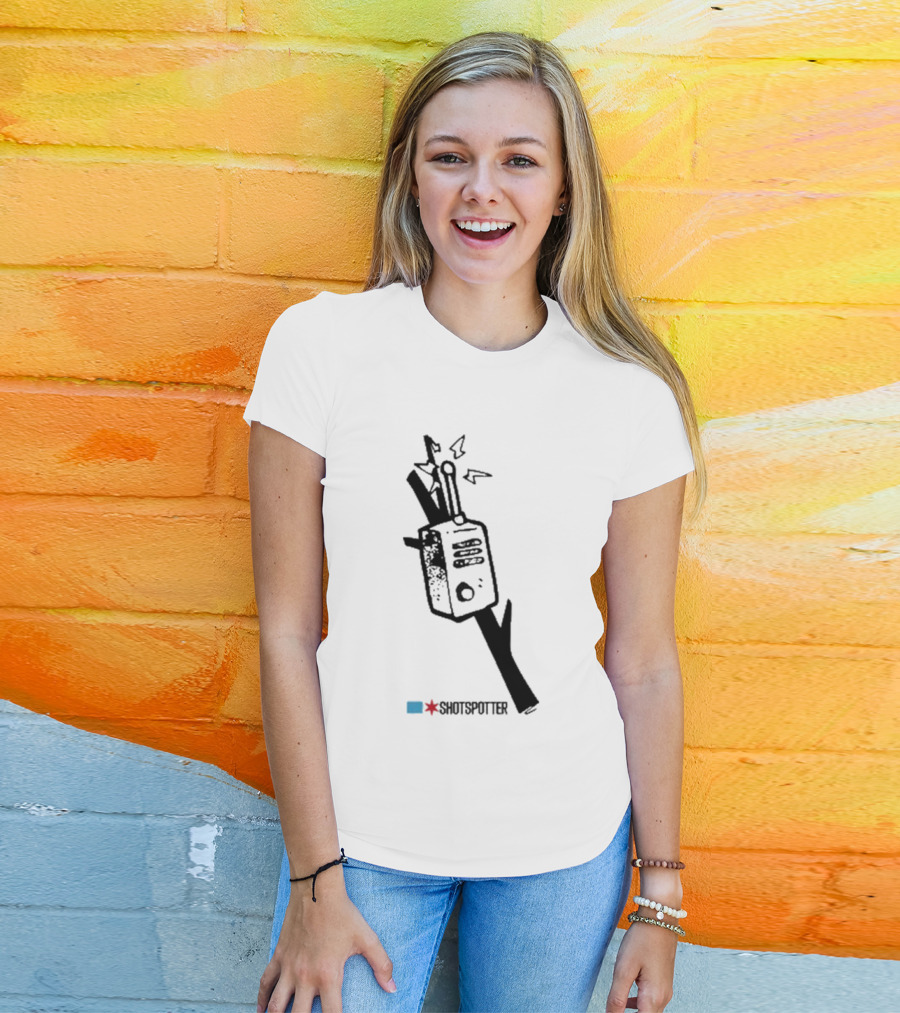 Raymond Lopez Walkie-Talkie Shotspotter Broken Signal T-Shirt