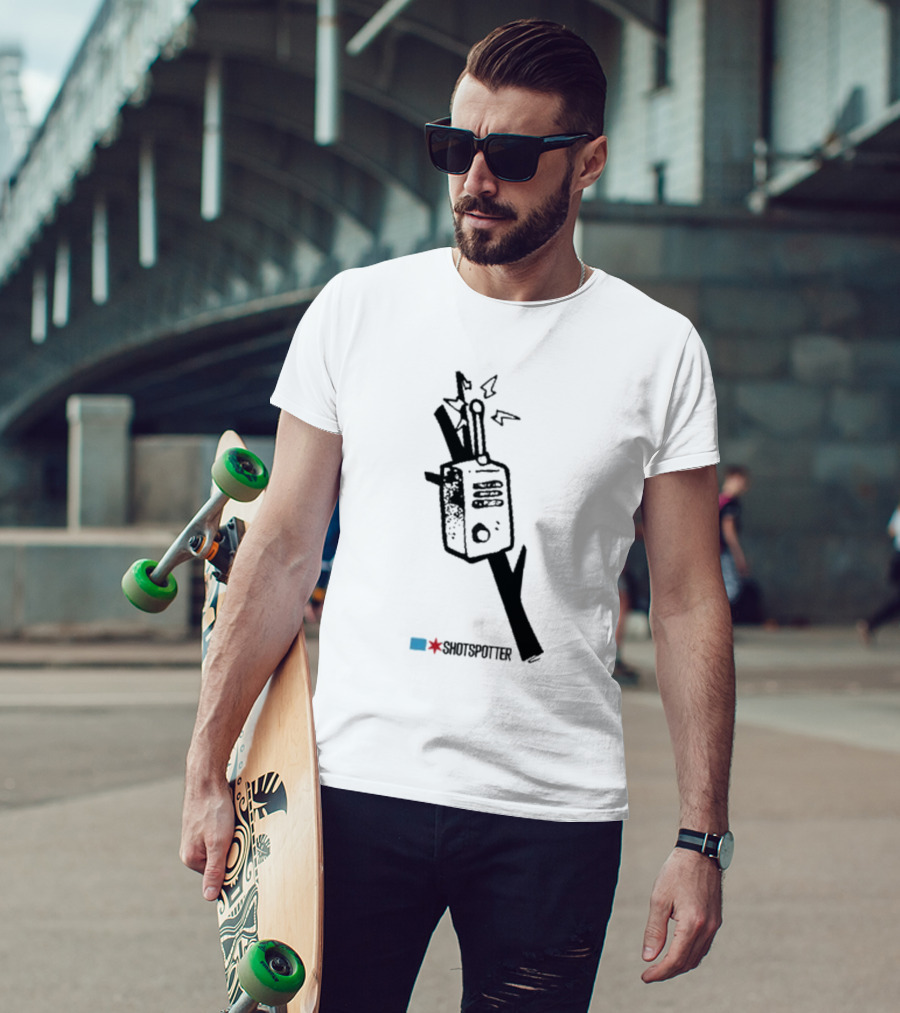Raymond Lopez Walkie-Talkie Shotspotter Broken Signal T-Shirt