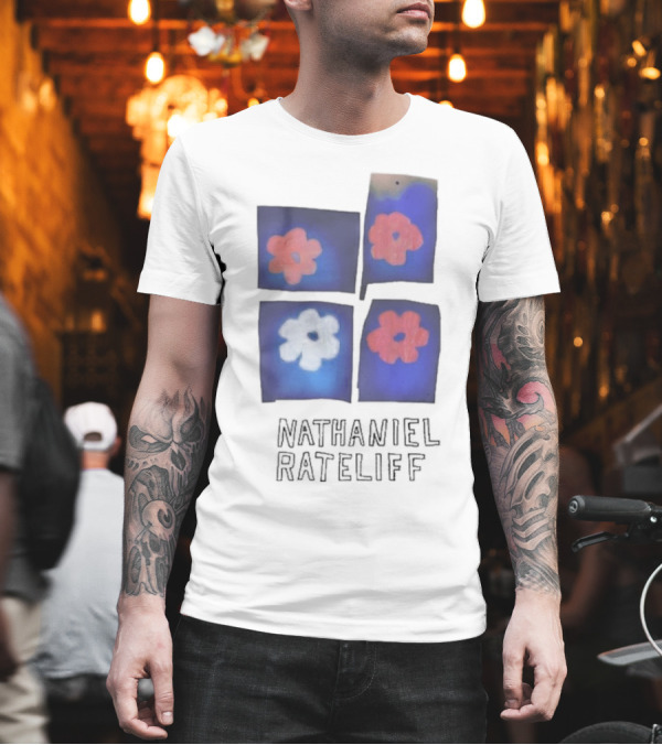 Nathaniel Rateliff Red and Yellow Flowers T-Shirt Nathaniel Rateliff Red and Yellow Flowers T-Shirt