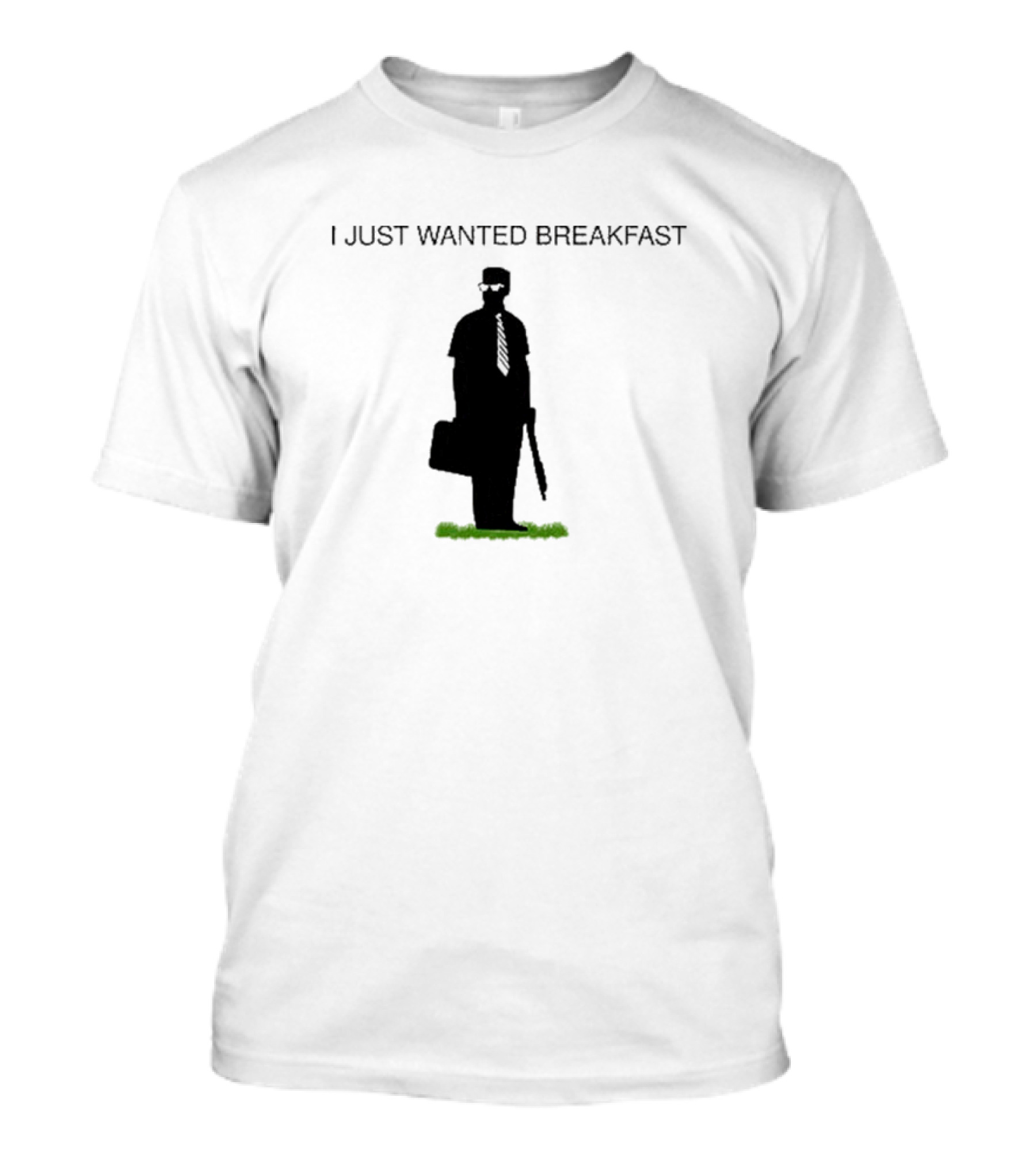 Michael Douglas I Just Wanted Breakfast Silhouette Don’t Tread On Breakfast T-Shirt