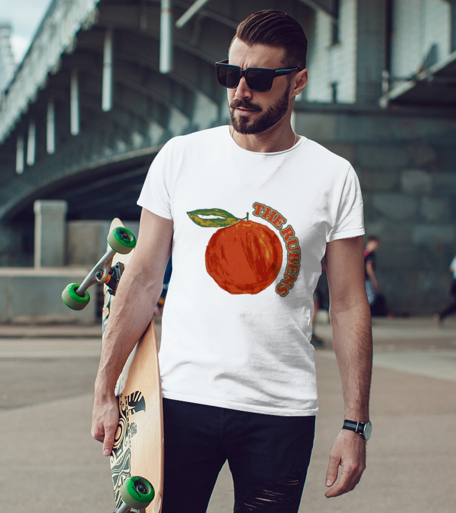 The Rubens Orange Artwork Soda T-Shirt