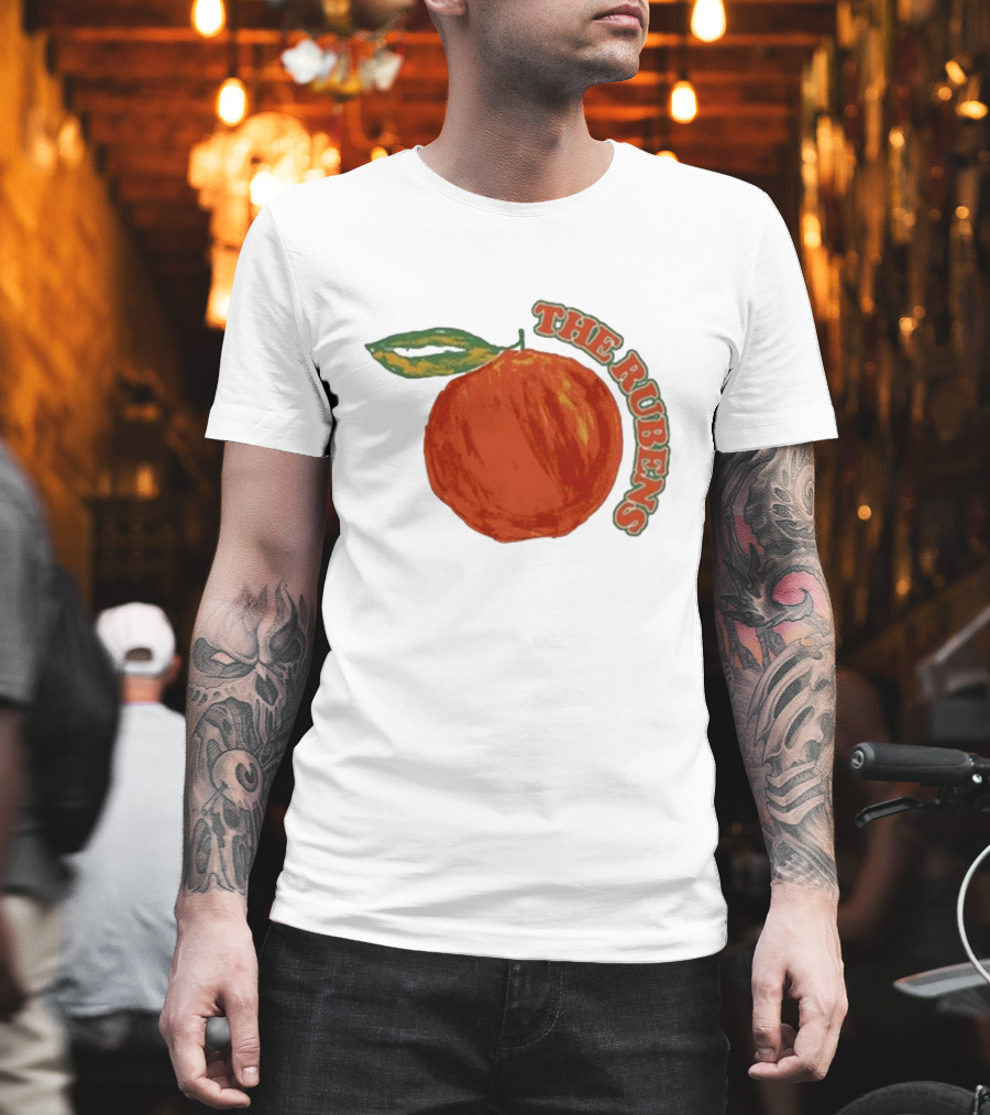 The Rubens Orange Artwork Soda T-Shirt