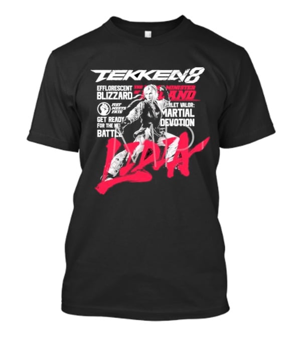 Tekken 8 Efflorescent Blizzard Velvet Valor Martial Devotion Lidia T-Shirt