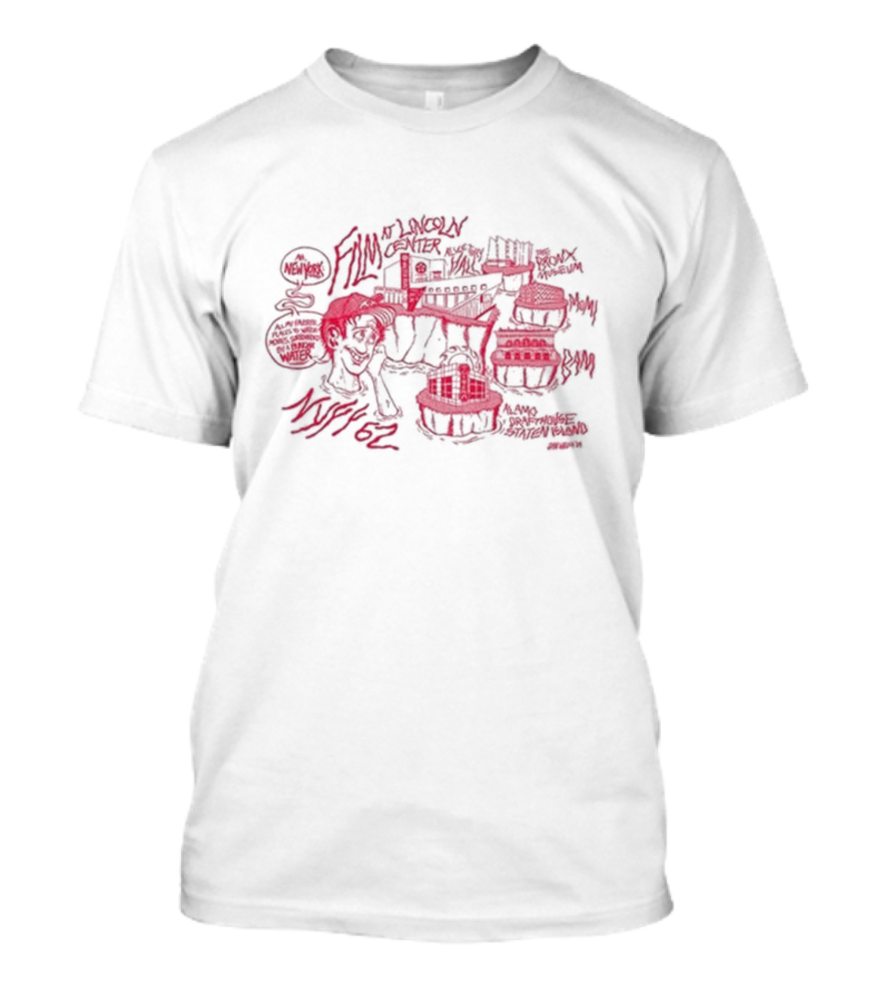 NYFF 62 Lincoln Center Bronx Museum Staten Island The New Yorker Film Series T-Shirt