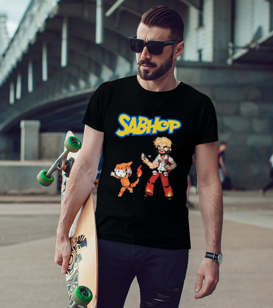 Sabino Sabhop Maestro Pokemon Charmeleon Retro Gaming T-Shirt
