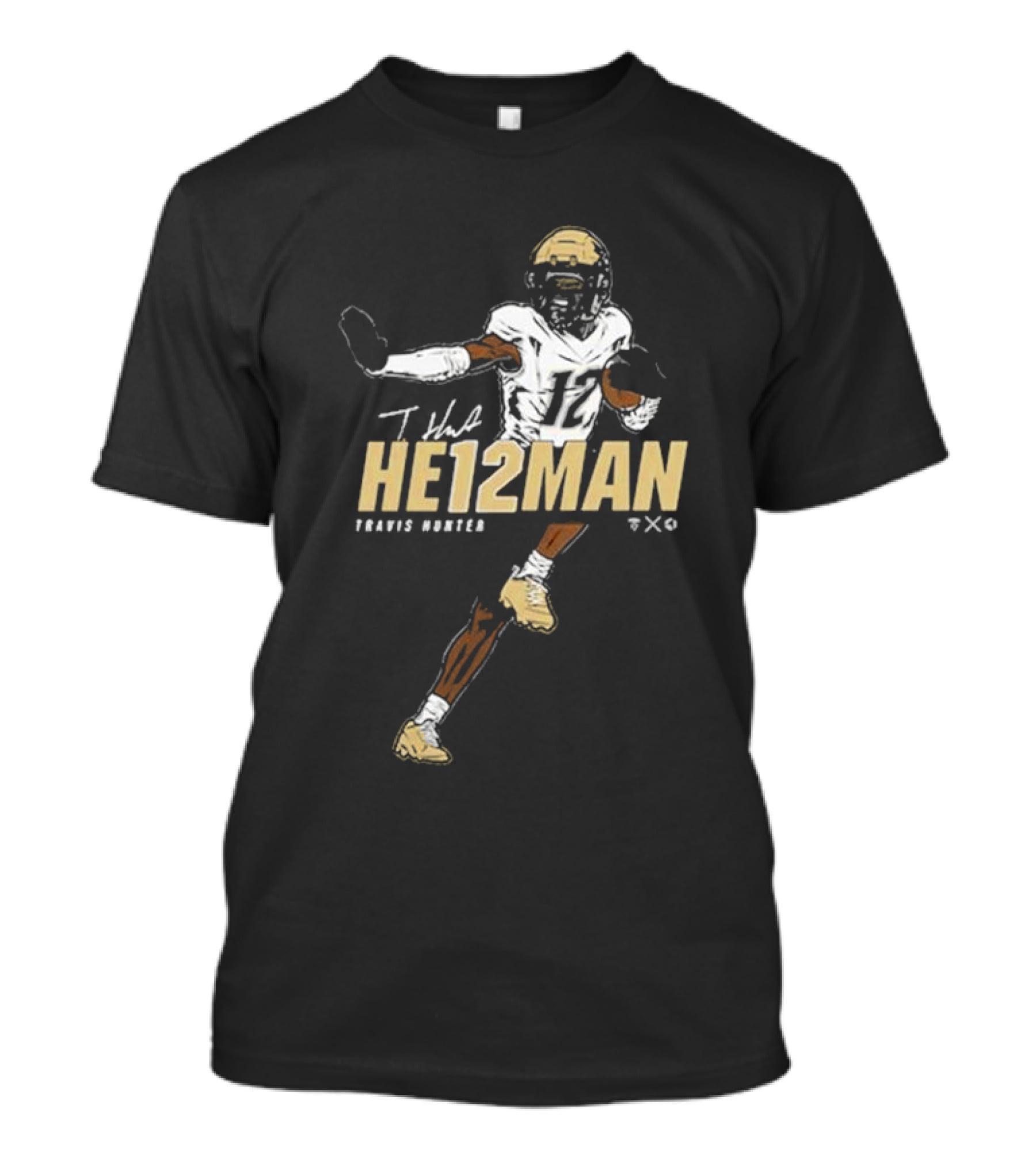 Travis Hunter He12man Football T-Shirt