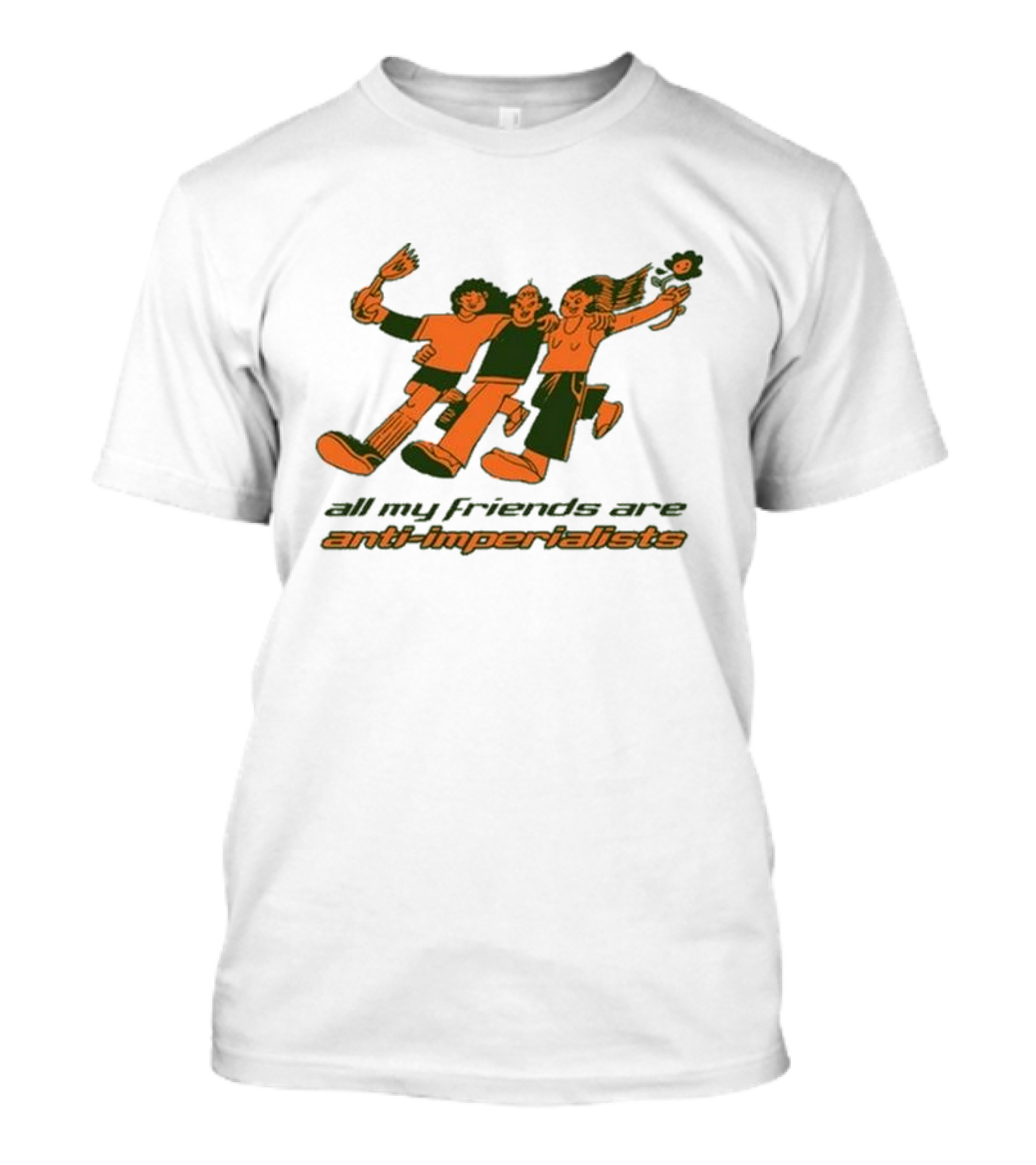 All My Friends Are Anti-Imperialists Ash Kwak Lukashevsky T-Shirt