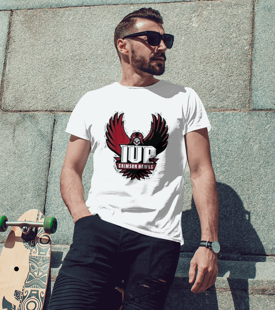 IUP Crimson Hawks Indiana University Pennsylvania NCAA IUPHC002 T-Shirt