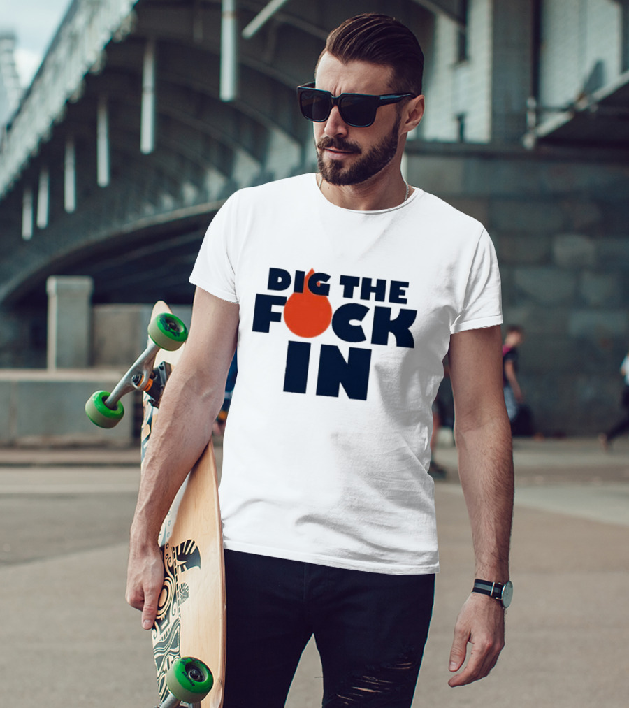 Edmonton Oilers Dig The Fck In T-Shirt