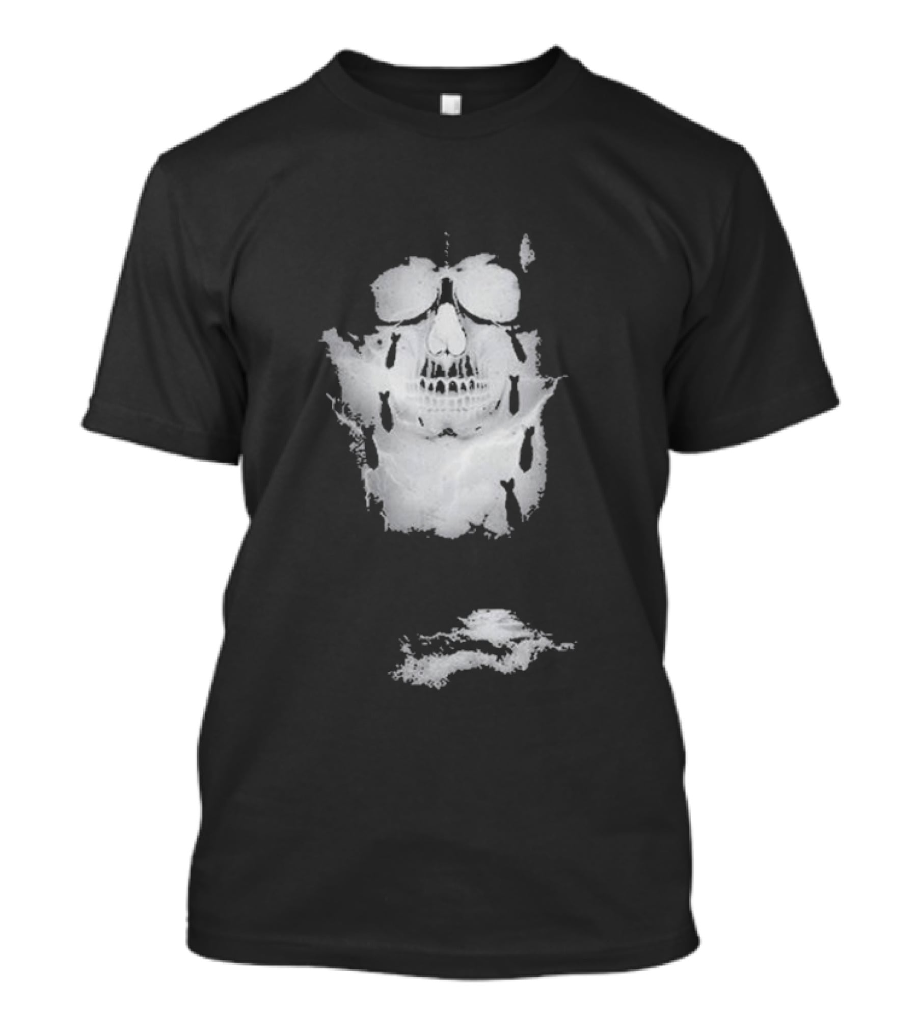The Libertines Falling Bombs Skull T-Shirt