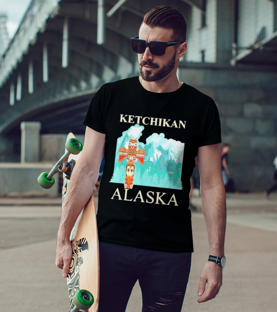Ketchikan Alaska Native American Indian Totem T-Shirt