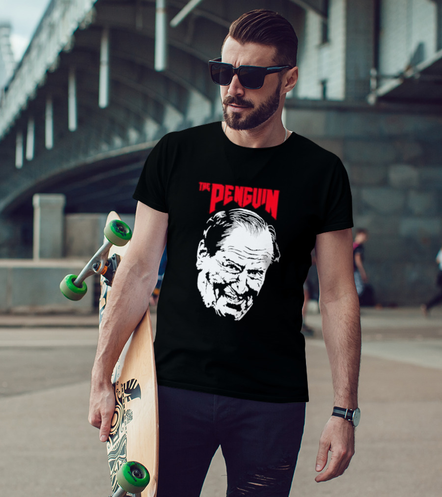 The Penguin Colin Farrell Boss Villainous Grin T-Shirt