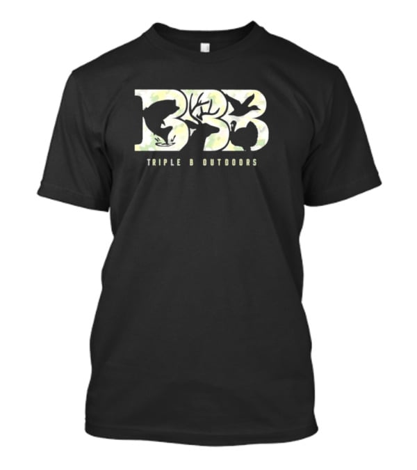 William Zachary Rushing Triple B Outdoors Green Camo Wildlife Icons T-Shirt