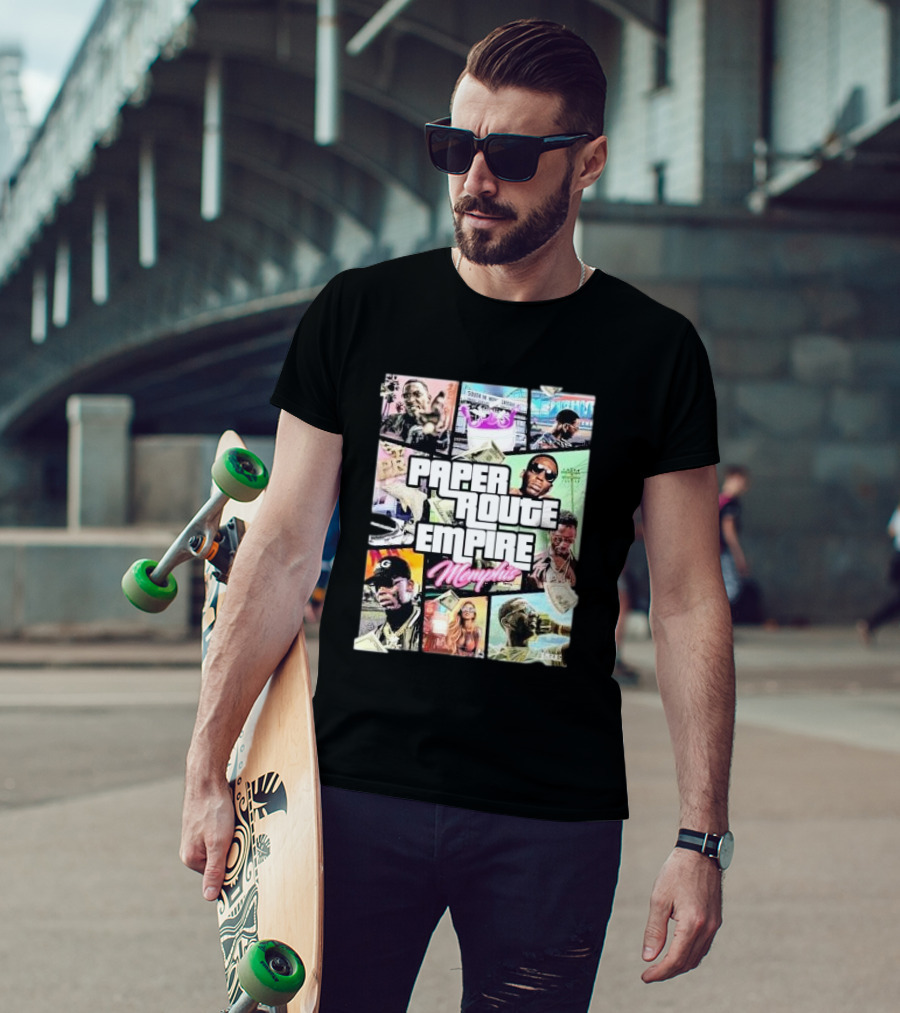 Young Dolph Paper Route Empire Memphis GTA T-Shirt