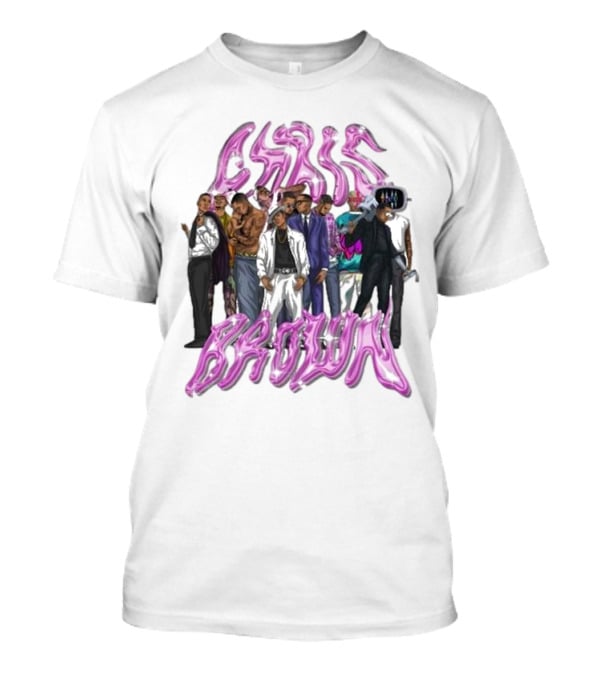 20 Years Of Chris Brown Celebrating Music Journey Icons T-Shirt