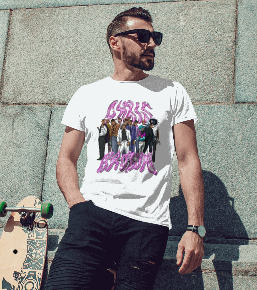 20 Years Of Chris Brown Celebrating Music Journey Icons T-Shirt