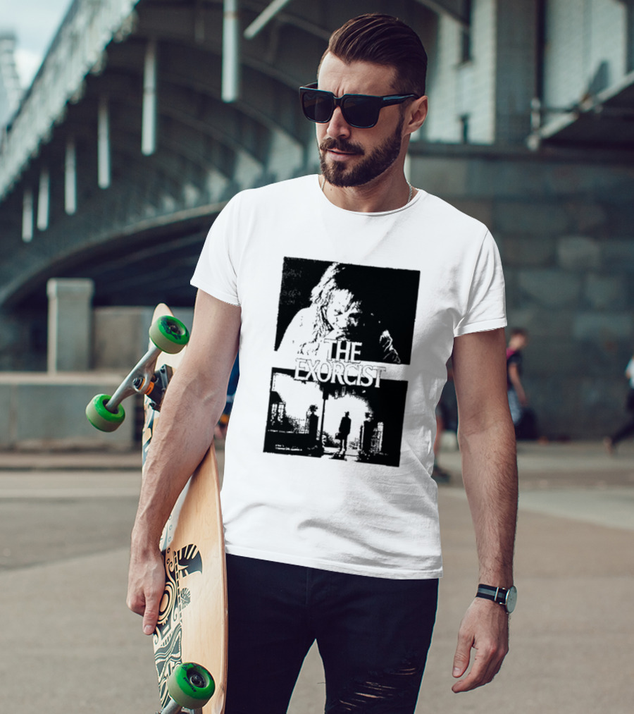 San Antonio Sharpist Horror Crossover The Exorcist T-Shirt