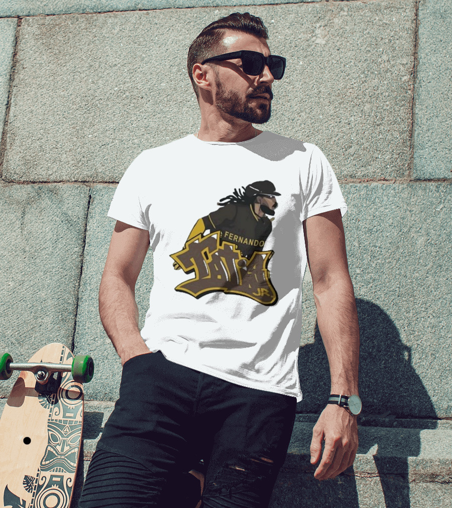 San Diego Padres Fernando Tatis Jr Player Graffiti T-Shirt