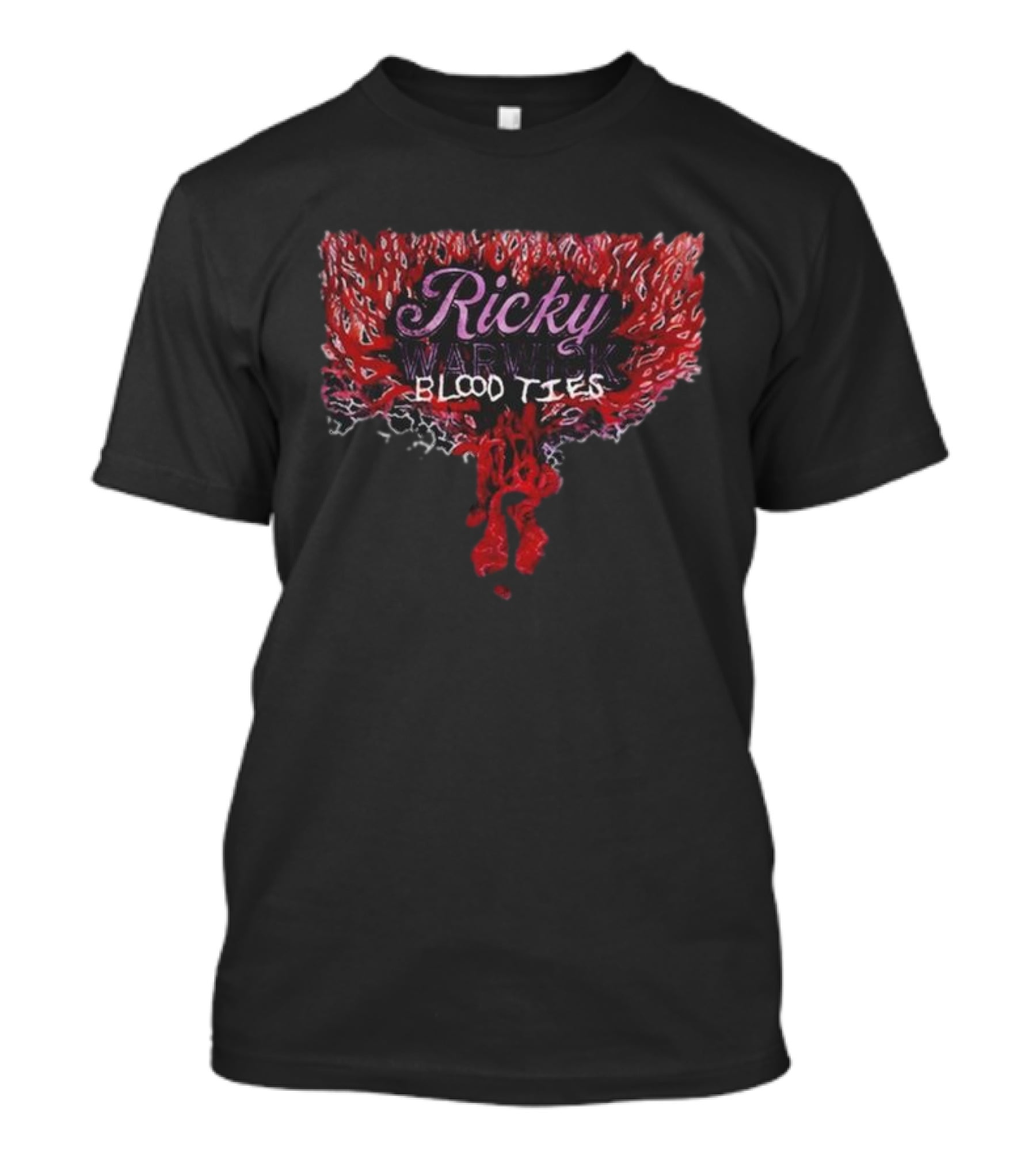 Ricky Warwick Blood Ties Red Veins And Roots T-Shirt