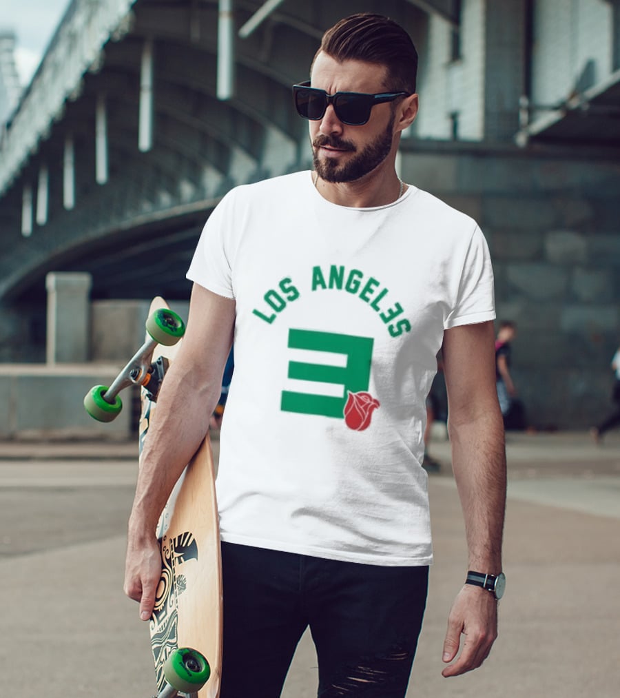 Los Angeles Eminem Rosebowl Logo Event T-Shirt