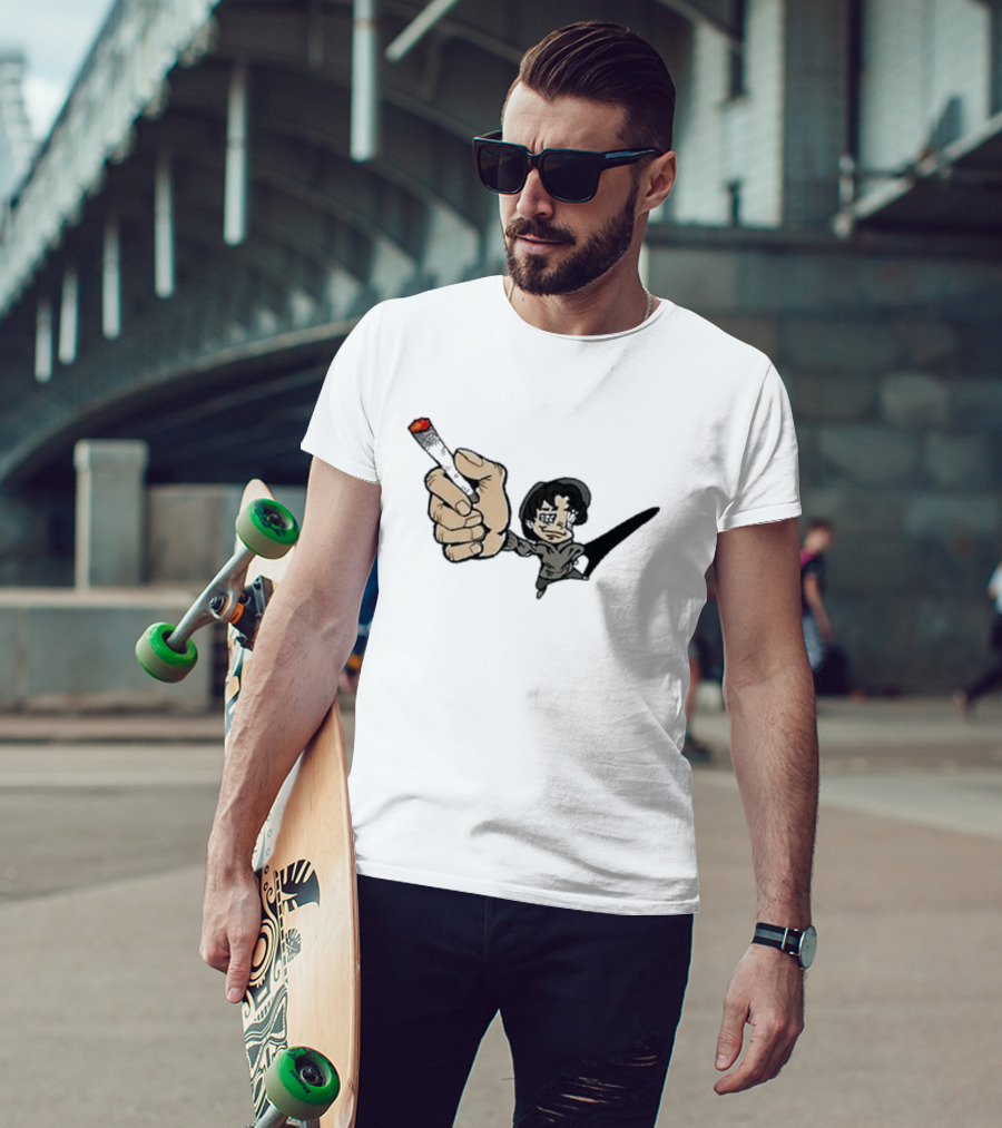 Rav Left-handed Cigarette Hand Illustration Keep The Change Tour T-Shirt