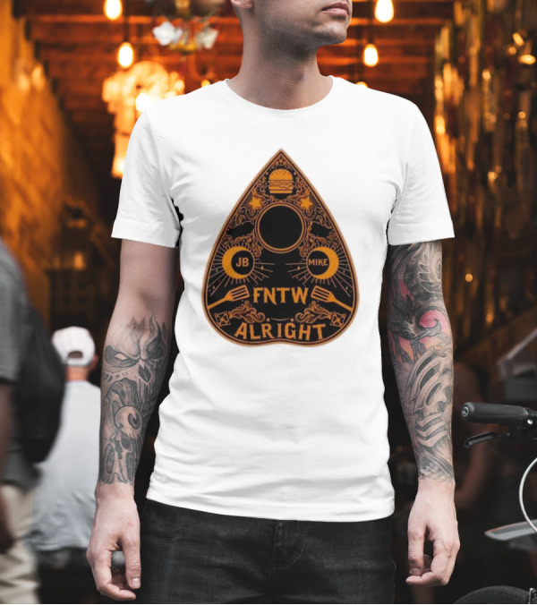 JB Mike FNTW Alright Burger Plancher Retro T-Shirt JB Mike FNTW Alright Burger Plancher Retro T-Shirt