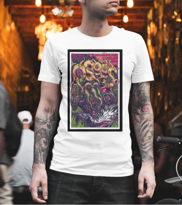 Osees Cleveland Beachland Ballroom 20 October 2024 Psychedelic Monster T-Shirt Osees Cleveland Beachland Ballroom 20 October 2024 Psychedelic Monster T-Shirt