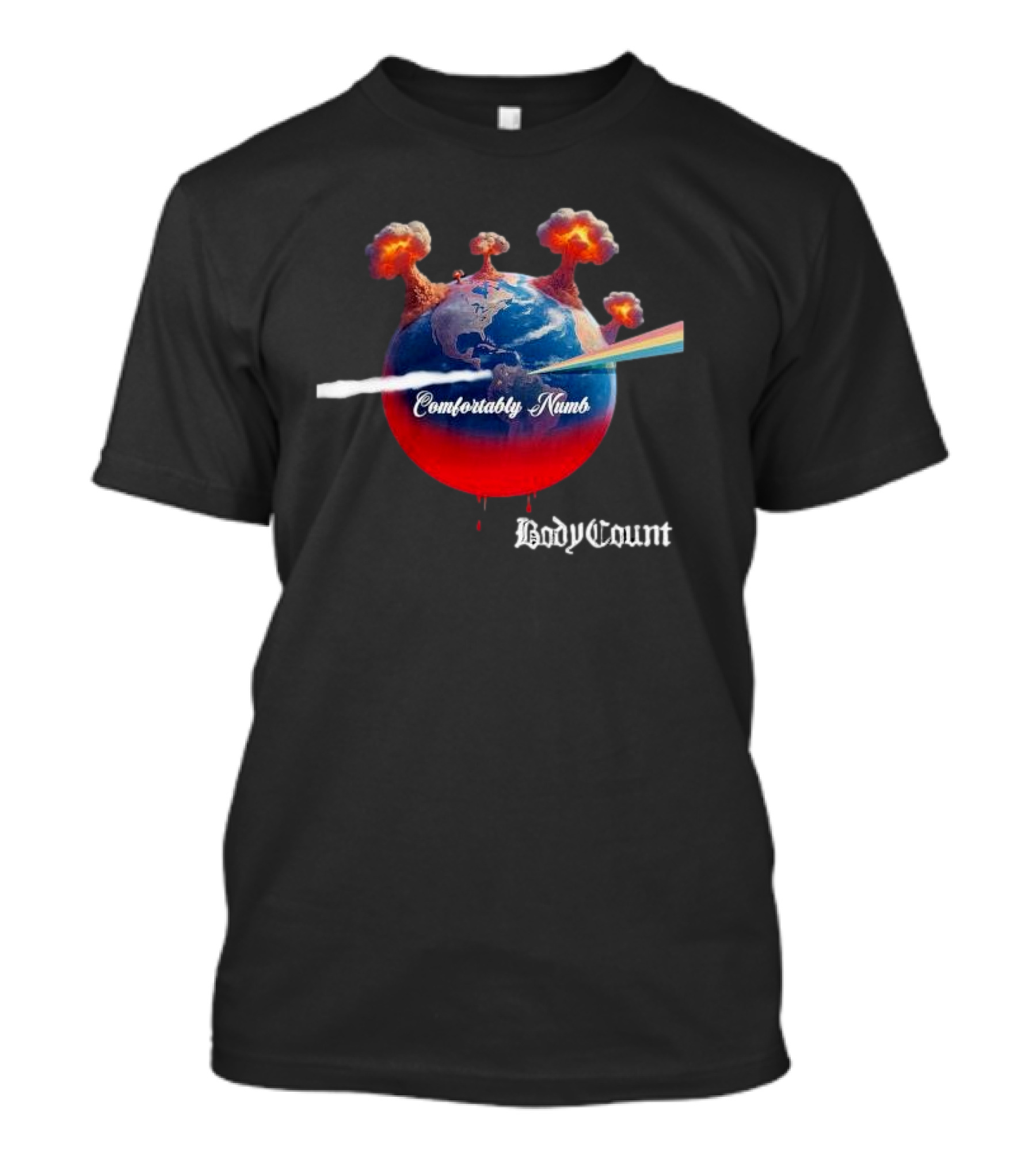 Comfortably Numb Body Count Earth Explosion Iconic T-Shirt