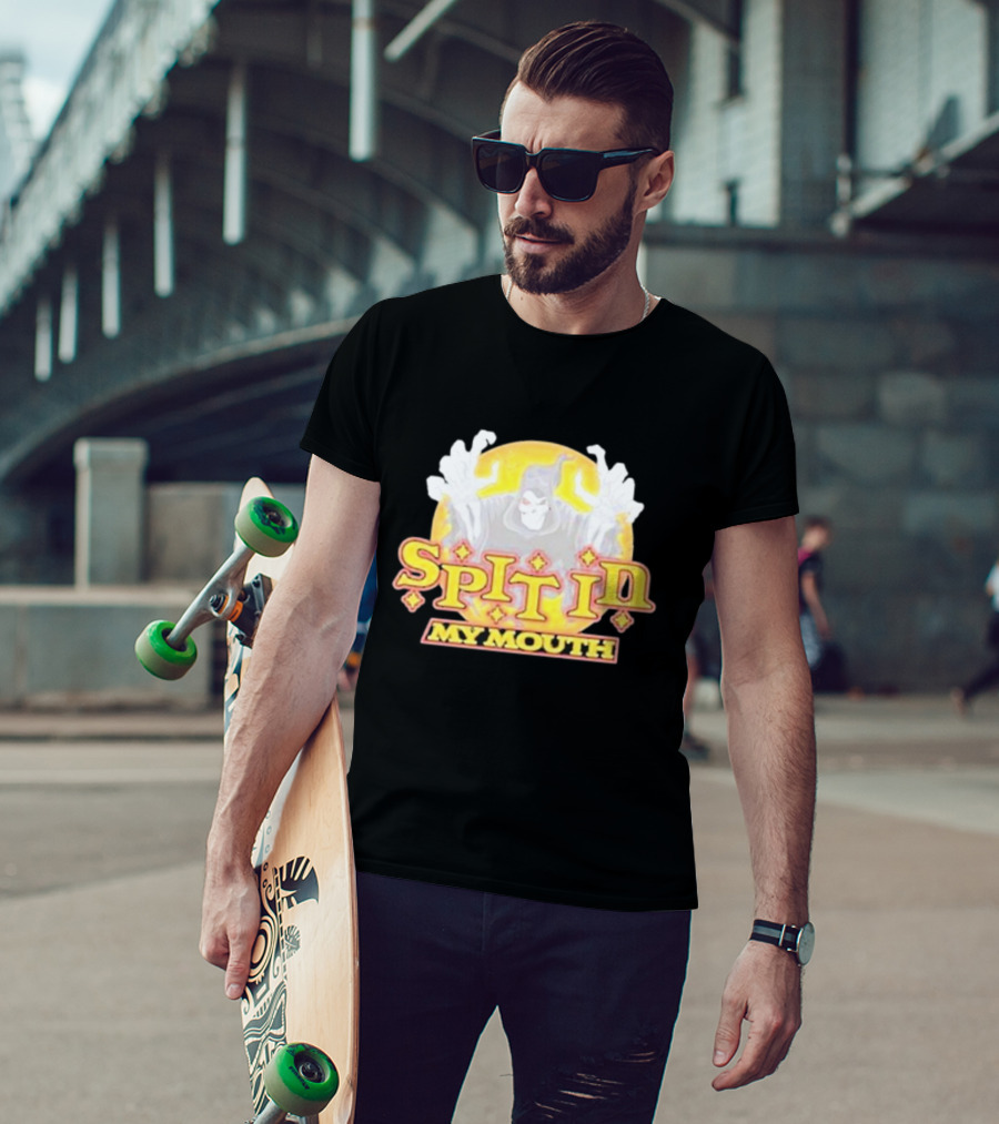 SPIT IN MY MOUTH Villain T-Shirt