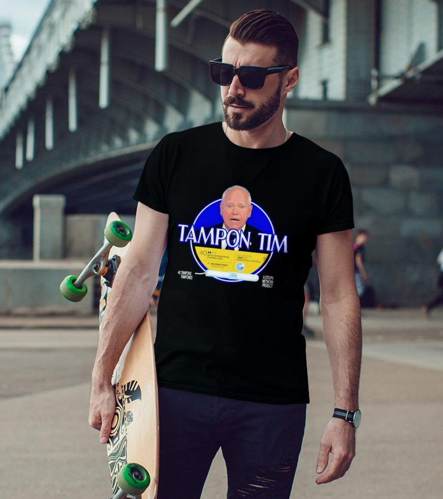 Tampon Tim 40 Tampons Tampones Menstrual Control A Ctespn Network Product T-Shirt