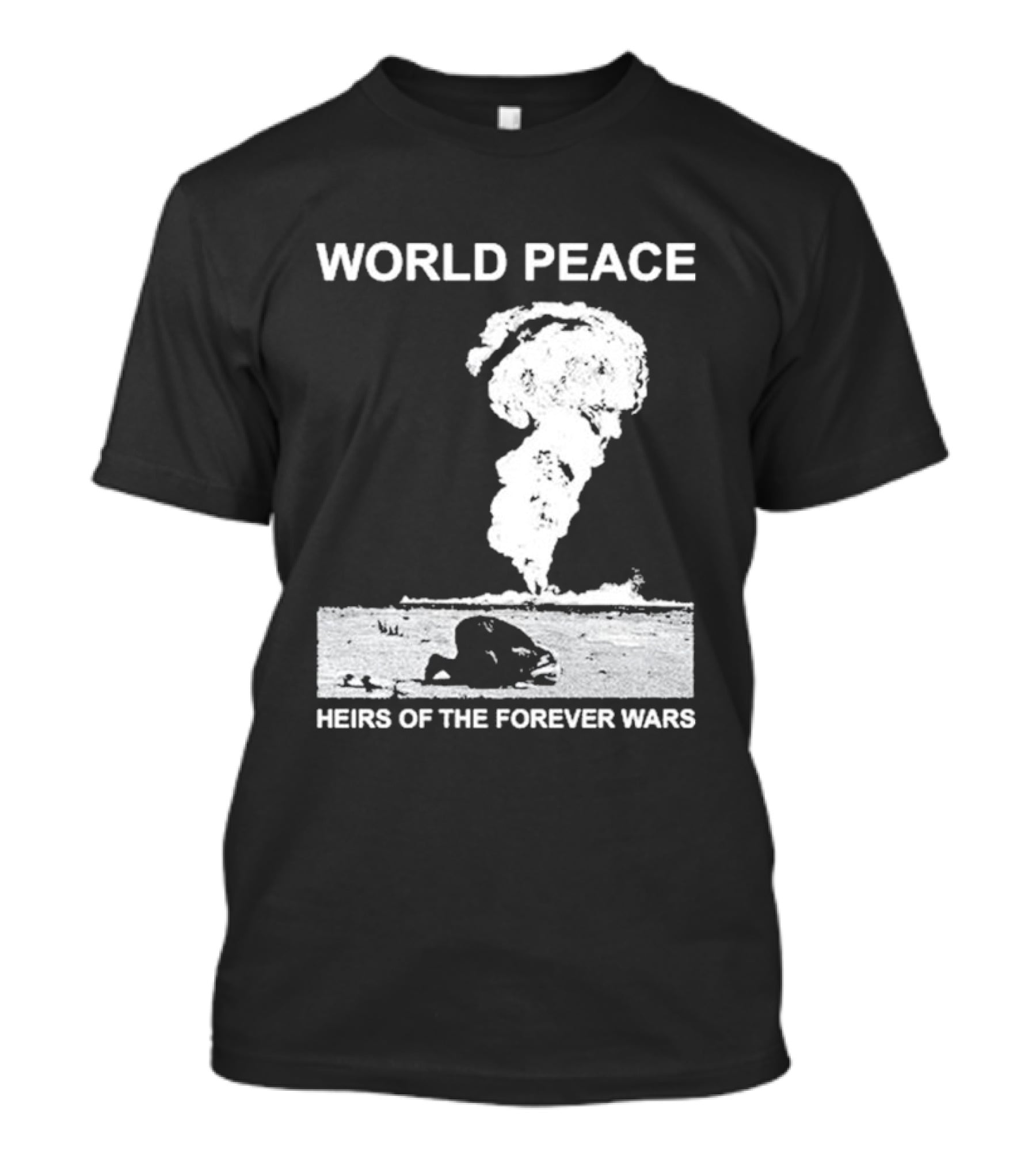World Peace Heirs Of The Forever Wars Explosion T-Shirt