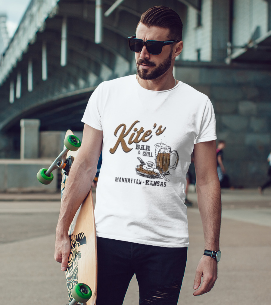 Kite's Bar And Grill Manhattan Kansas Beer And Food T-Shirt