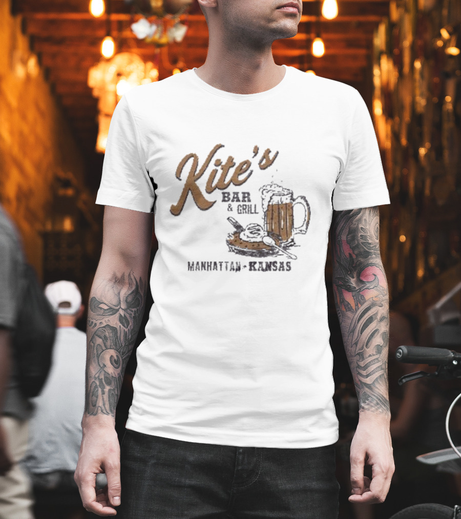 Kite's Bar and Grill Manhattan Kansas Beer and Food T-Shirt