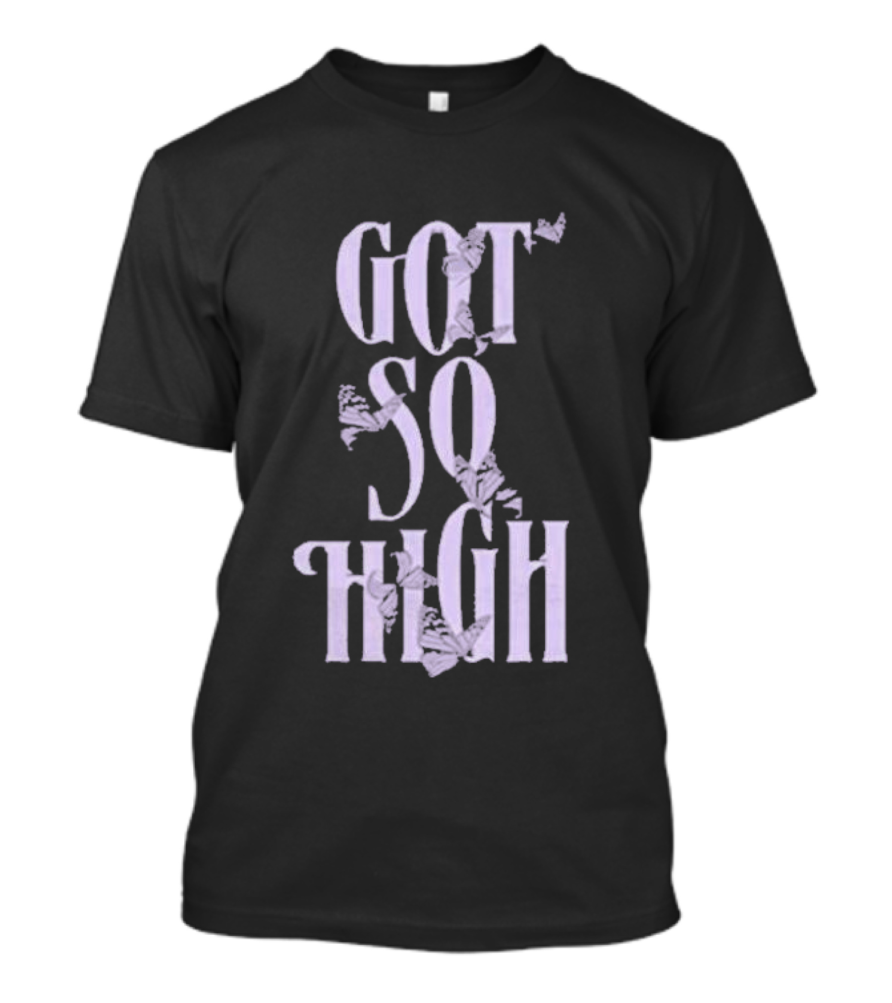 Got So High Butterfly The Pretty Reckless Zip Up T-Shirt