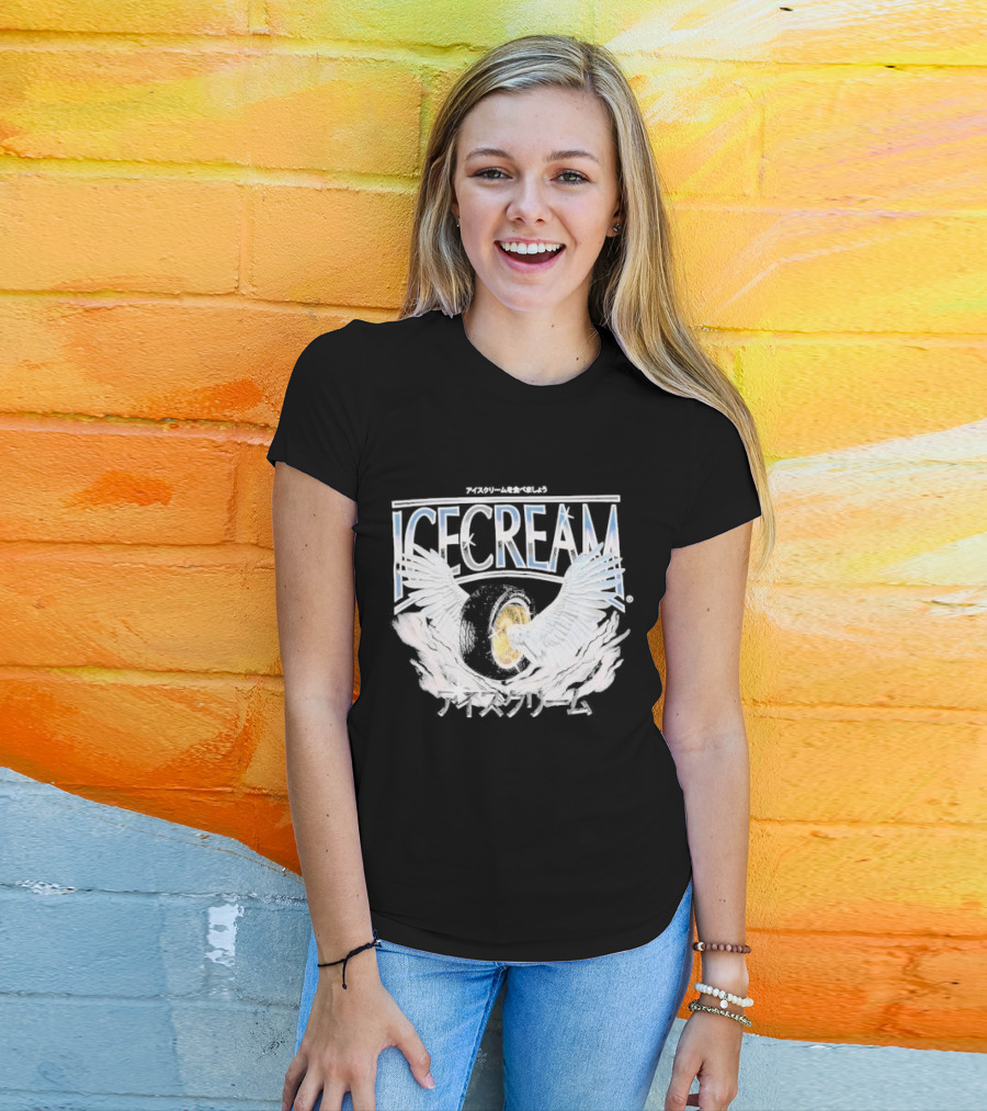 Icecream Heaven Winged Tire T-Shirt