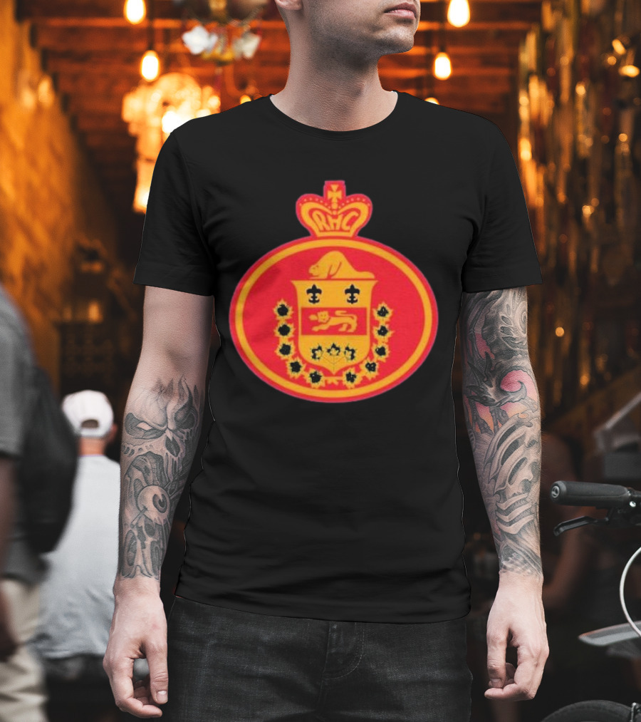 Montreal Royals Vintage Ice Hockey Logo With Historic Crest And Crown Emblem T-Shirt