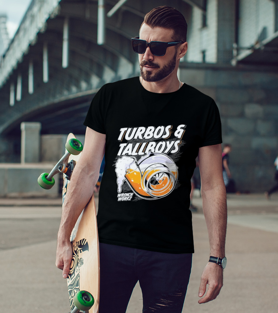 Turbos And Tallboys Wrench Workz Turbocharger Beer Fusion T-Shirt