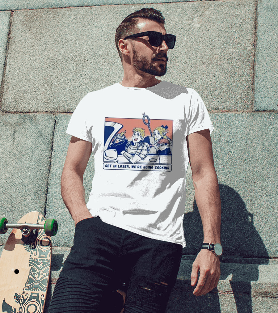 Get In Loser We're Going Cooking On Wednesdays We Eat Monsters T-Shirt