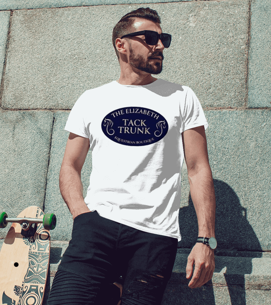 The Elizabeth Tack Trunk Equestrian Boutique Horse T-Shirt