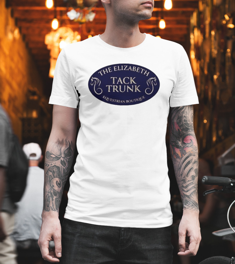 The Elizabeth Tack Trunk Equestrian Boutique Horse T-Shirt